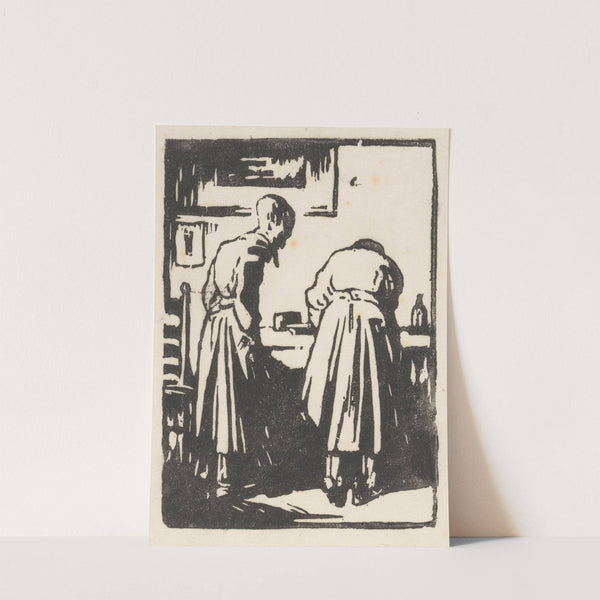 Twee vrouwen in een atelier (1888-1934) by Willem Adrianus Grondhout