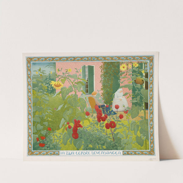 Twee vrouwen met baby (1876) by Ferdinand Hart Nibbrig