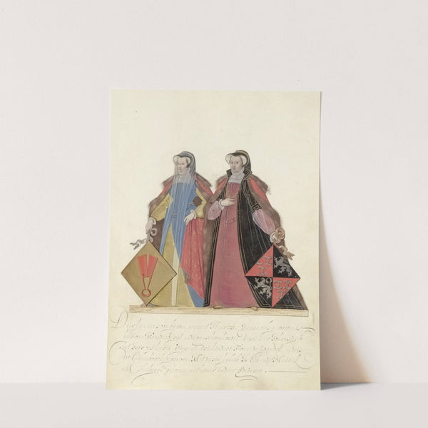 Twee vrouwen van Culemborg (1590-1593) by Nicolaes de Kemp
