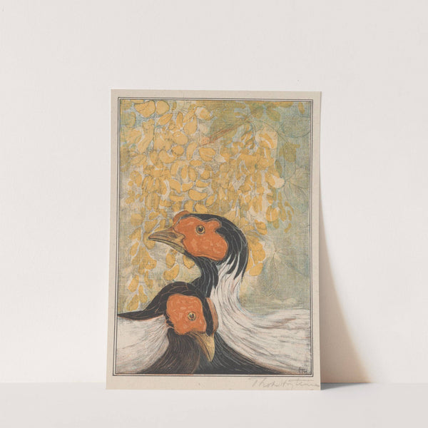 Twee zilverfazanten by Theo van Hoytema