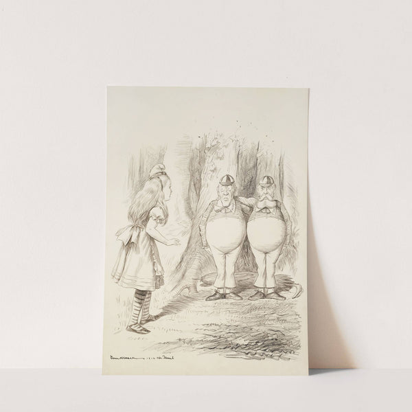 Tweedledee and Tweedledum (1916) by William Henry Walker