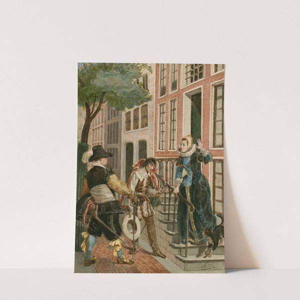 Twelfth night, act 4, scene 1 (1893) by Alexandre Bida