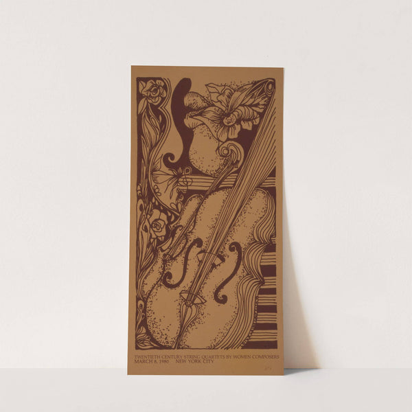 Twentieth Century string quartets by women composers, March 8, 1980, New York City by Lois Griffith