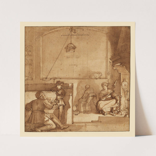 Twenty Drawings Depicting the Early Life of Taddeo Zuccaro by Federico Zuccaro