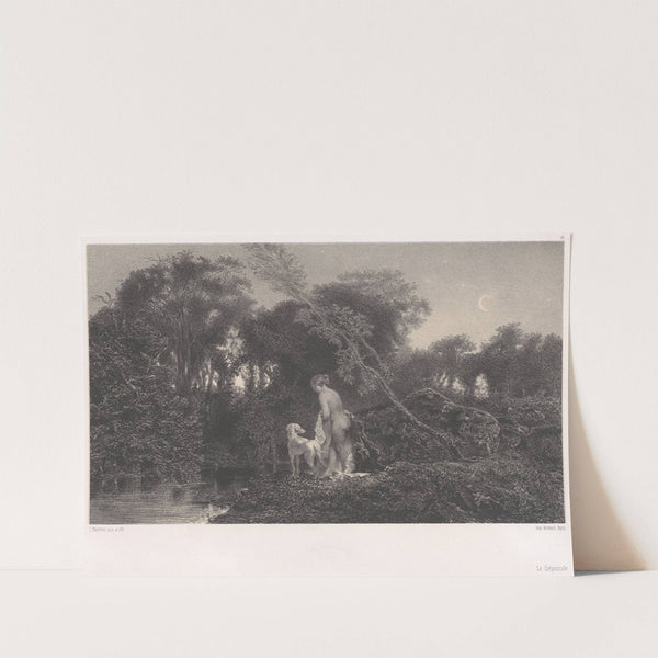 Twilight (ca. 1850) by Celestin Nanteuil