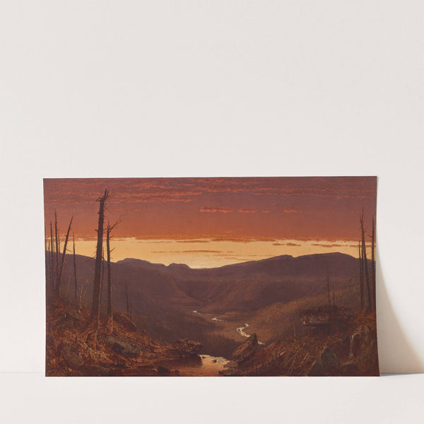 Twilight in the Catskills (1861) by Sanford Robinson Gifford