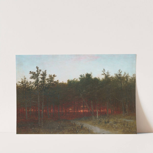 Twilight in the Cedars at Darien, Connecticut (1872) by John Frederick Kensett