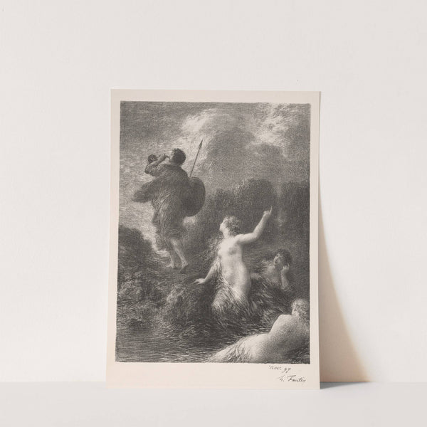 Twilight of the Gods; Siegfried and the Rhine Maidens by Henri Fantin-Latour