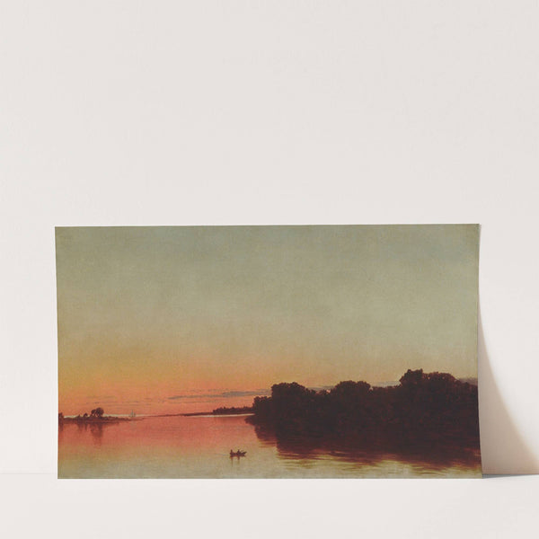 Twilight on the Sound, Darien, Connecticut (1872) by John Frederick Kensett