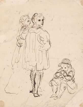 Two Adults and Child