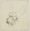 Two angel heads