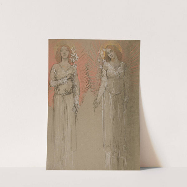Two Angels by Edwin Austin Abbey