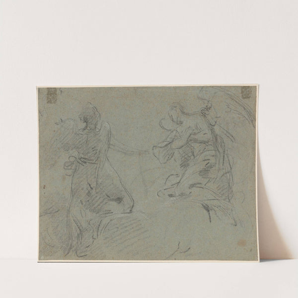 Two Angels by Eustache Le Sueur