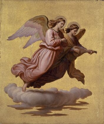 Two Angels Floating II