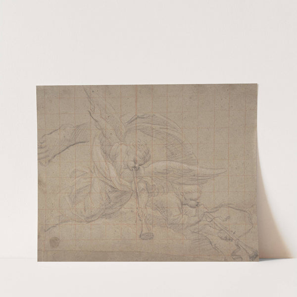 Two Angels, Study for the Val de Grâce by Pierre Mignard