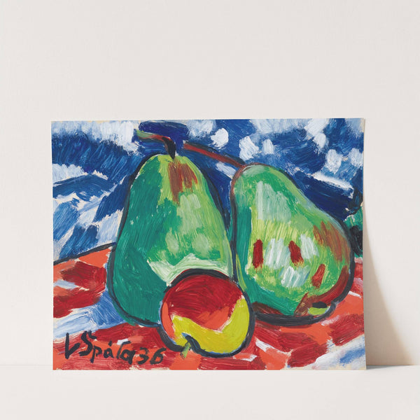 Two Apples And A Pear by Václav Špála