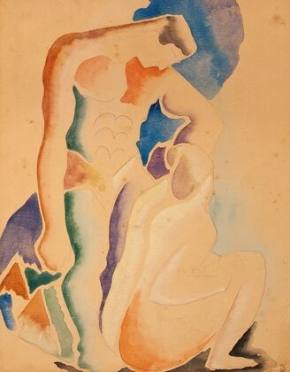 Two Bathers