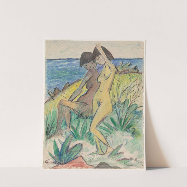 Two Bathers by Otto Mueller