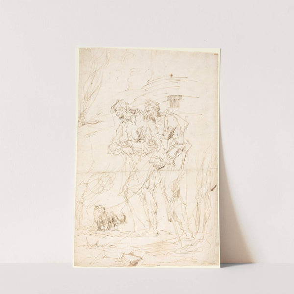 Two Beggars with Their Dog by Paul Troger