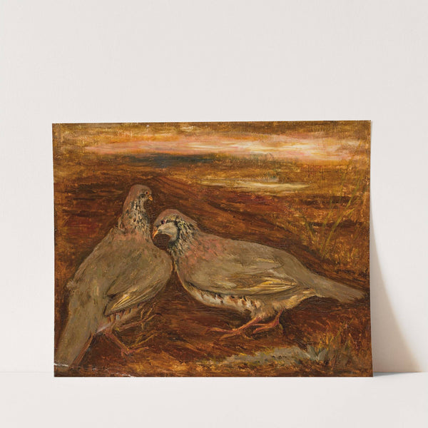 Two birds by Tadeusz Makowski