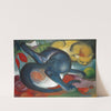Two Cats, Blue and Yellow (1912) by Franz Marc