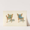 Two chairs with animal motifs by Thomas Sheraton