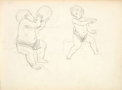 Two Children (ca. 1849)