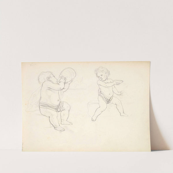 Two Children (ca. 1849) by Frederic Leighton