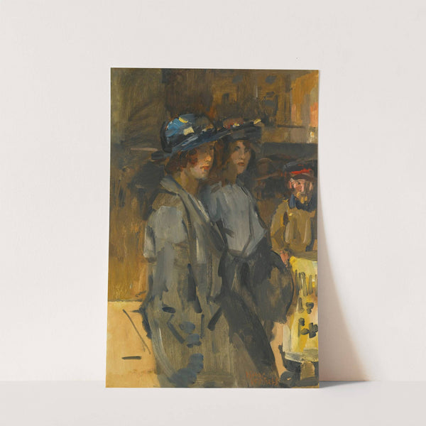 Two cockney girls by Isaac Israëls