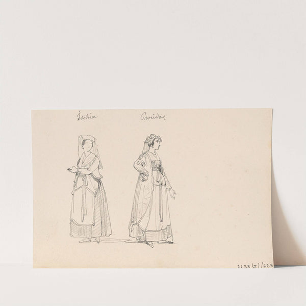 Two Costume Studies by Nicaise De Keyser