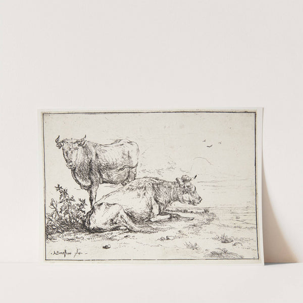 Two cows by Anthonie van Borssom