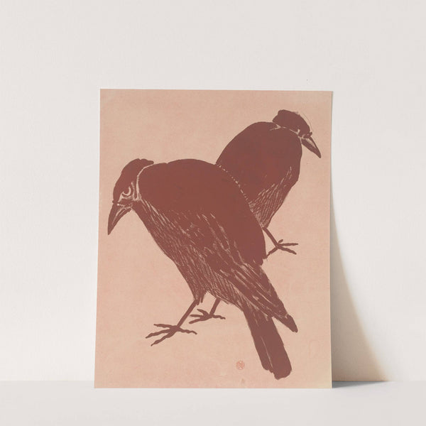 Two crows (1872-1897) by Henri-Charles Guérard