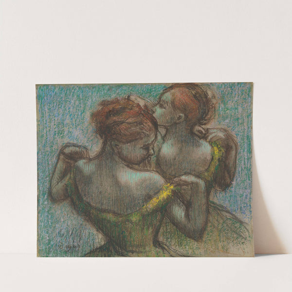 Two Dancers, Half-length by Edgar Degas