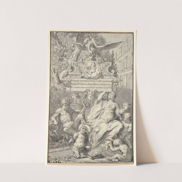 Two Designs for a Title Page by Jan Wandelaar