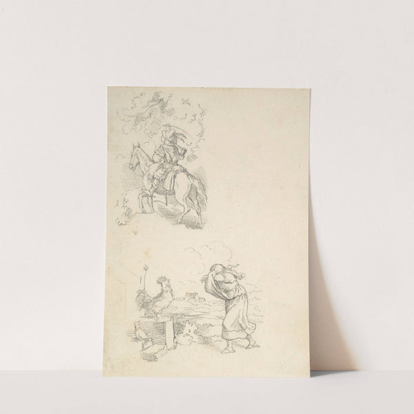 Two Designs for Illustration by Adrian Ludwig Richter