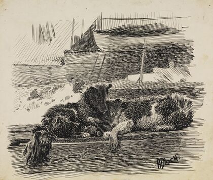 Two dogs (1893-1897)