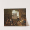 Two Drunkards at the Market near the Westerkerk in Amsterdam by Peter Paul Joseph Noël