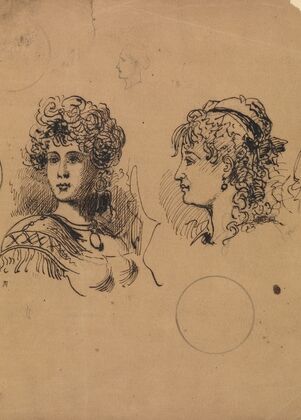 Two Female Heads