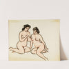 Two Female Nudes by Carl Newman