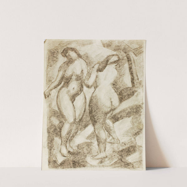 Two Female Nudes by Carl Newman