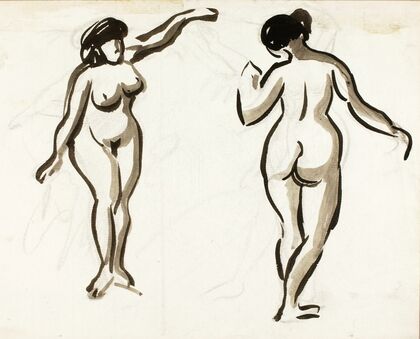 Two Female Nudes