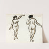Two Female Nudes by Carl Newman