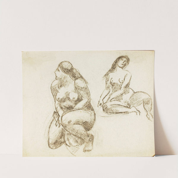 Two Female Nudes by Carl Newman
