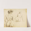 Two Female Nudes by Carl Newman
