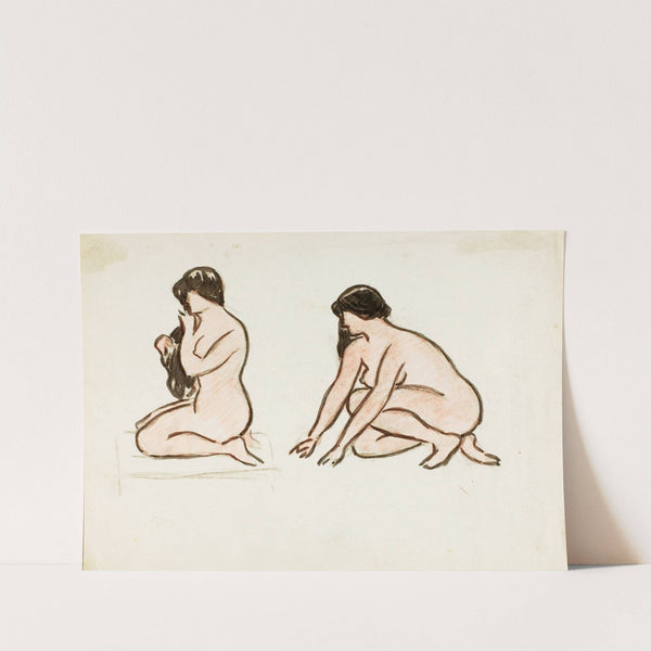 Two Female Nudes by Carl Newman