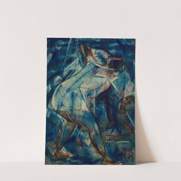 Two Figures (1924) by Christian Rohlfs