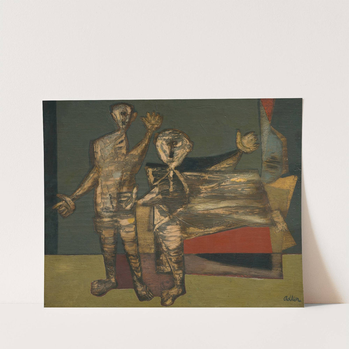 Two Figures by Jankel Adler
