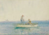 Two Figures In A Boat