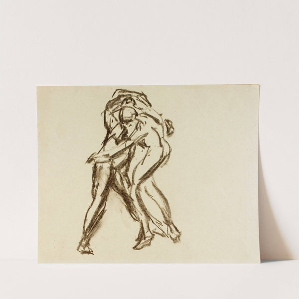 Two Figures in Action by Alfred Henry Maurer