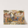 Two Figures on a Mule by Charles Prendergast